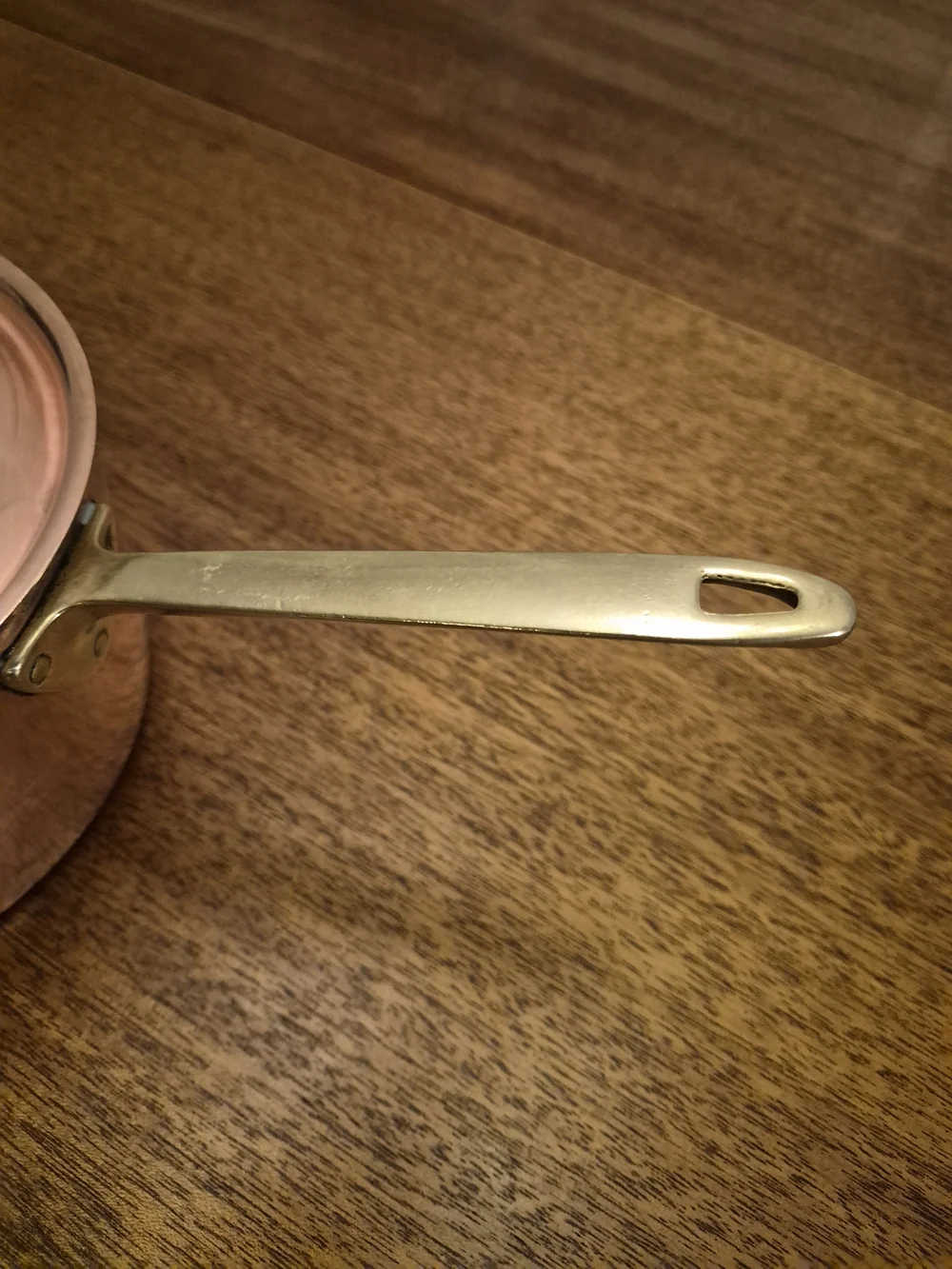 Vintage Paul Revere 2 Quart Copper Saucepan with Brass Handle - Premium Cookware